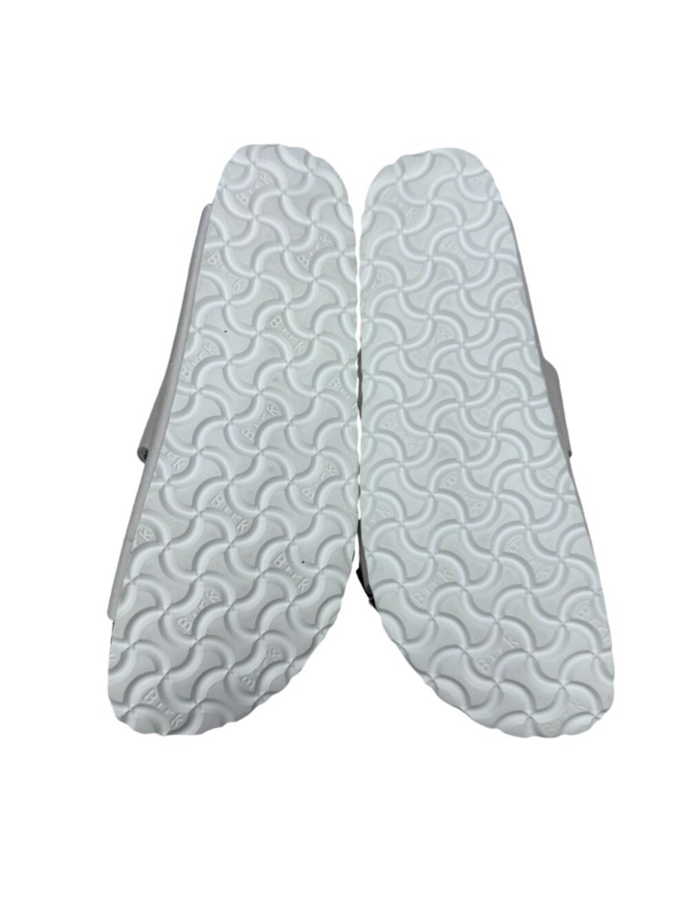 Birkenstock Arizona Birko-Flor Sandals Women's White Gold Buckle, Size 39 NWOB - Picture 8 of 9